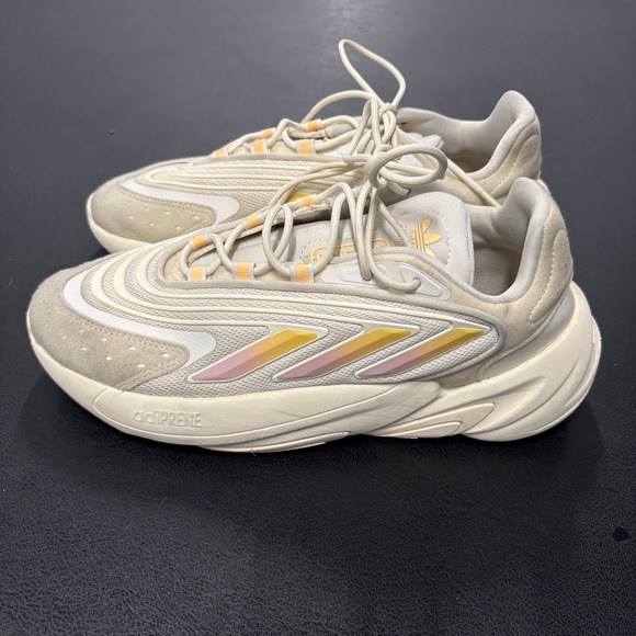 adidas Shoes - adidas Ozelia Cream White‎ Acid Orange Women's Size 8